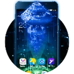 hologram theme for galaxy note6: cool launcher android application logo